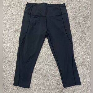 Compression Black Athletic Leggings